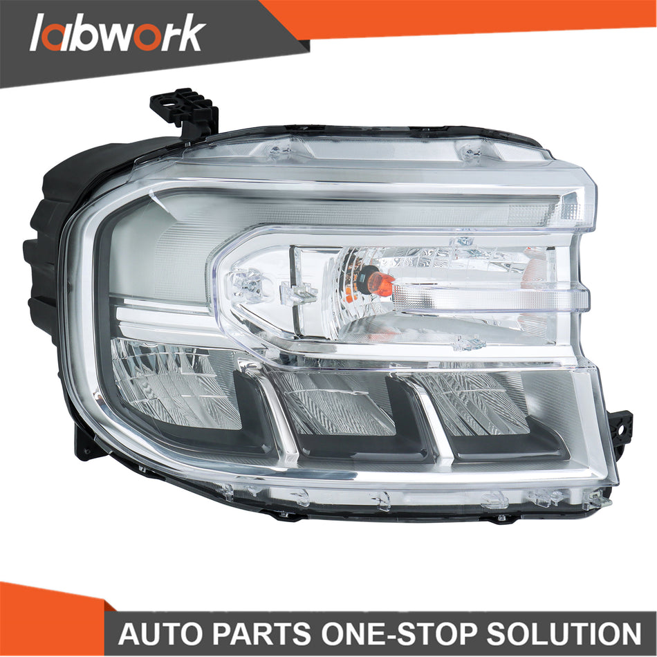 Labwork LED Headlight W/LED DRL For 2022-2024 Ford Maverick Lariat Chrome Right