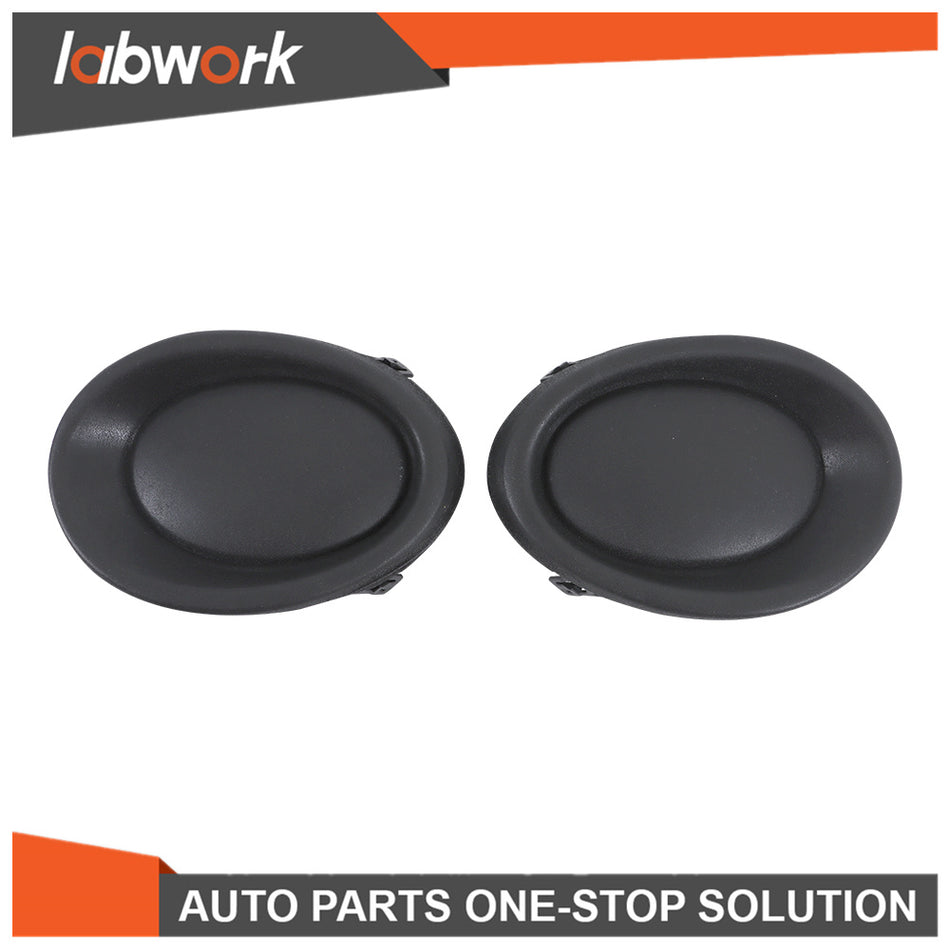 Labwork  Front Fog Light Lamp Covers Bezels Fit For 2017-2019 Nissan Rogue Sport