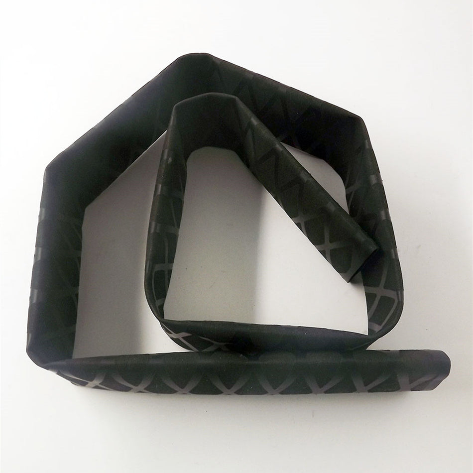 Tube Heat Shrinkable Wrap Tubing Black 39'' Flat Width 48mm For Rod Grips Soft