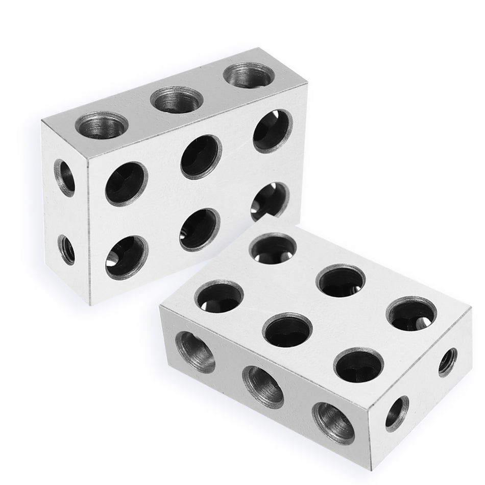 MATCHED PAIRS ULTRA PRECISION 1-2-3 123 BLOCK Set 11 HOLES 0.0002" New