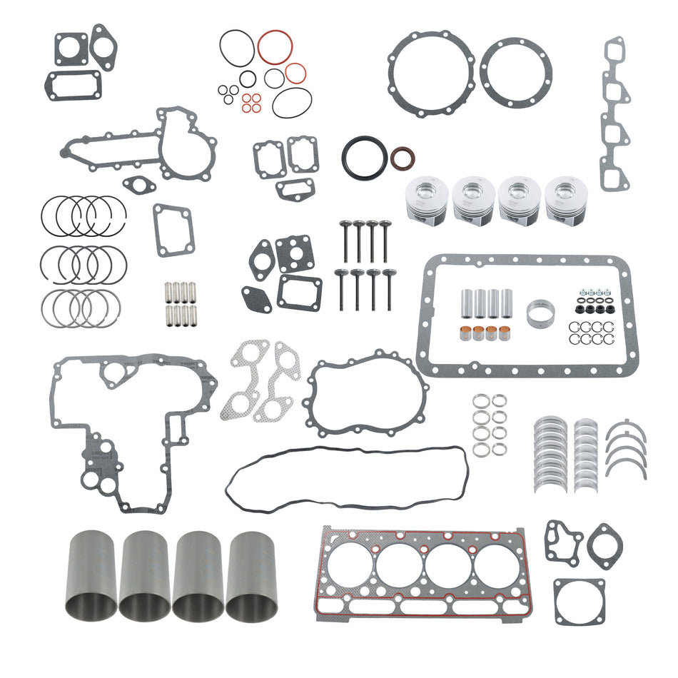 Overhaul Rebuild Kit For Kubota V2403 IDI Engine Tractor For Bobcat S150 Loader