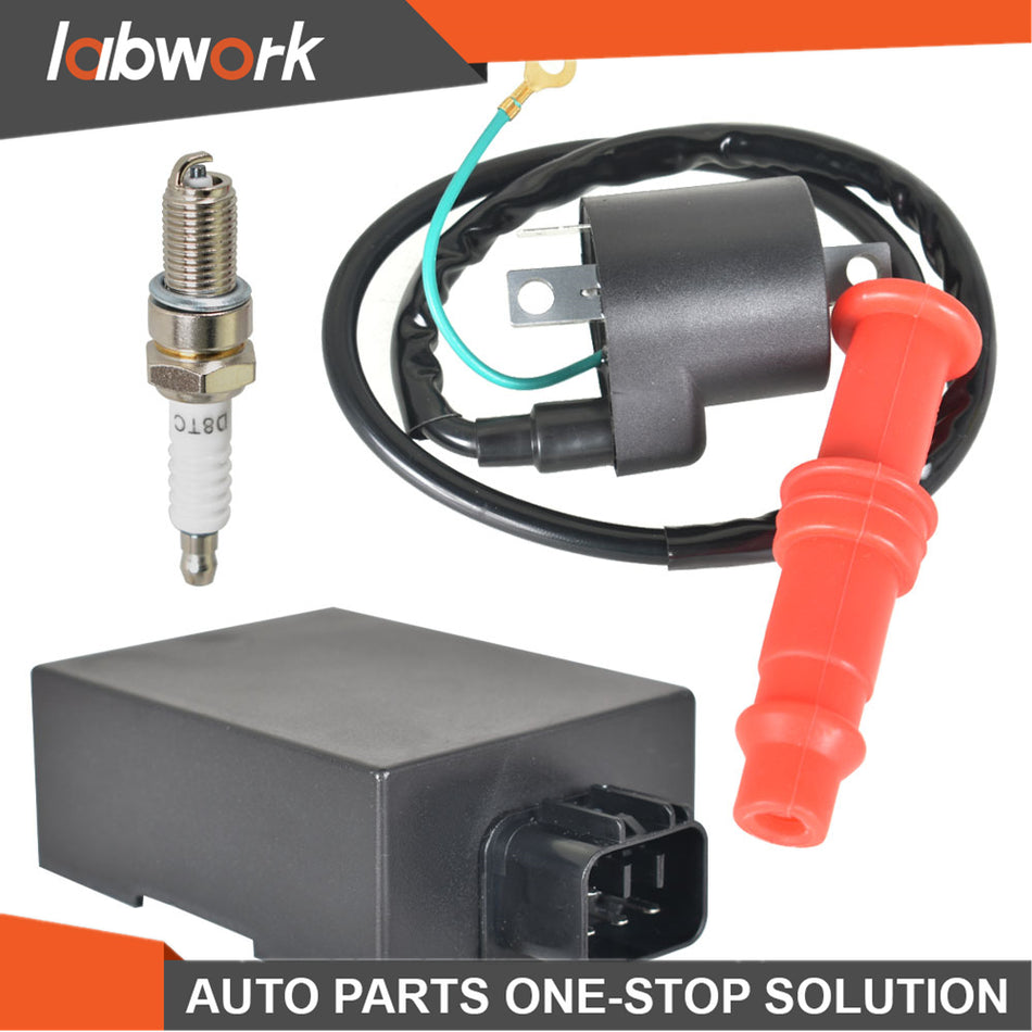 Labwork Ignition Coil Spark Plug CDI For Polaris Sportsman 400 SCRAMBLER 500 04