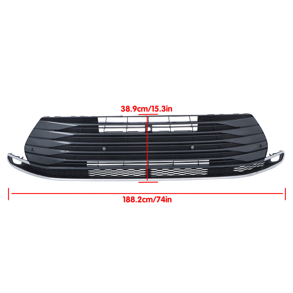 Labwork Front Lower Grille For 21-2023 Toyota Sienna W/ Sensor Hole&Camera Hole