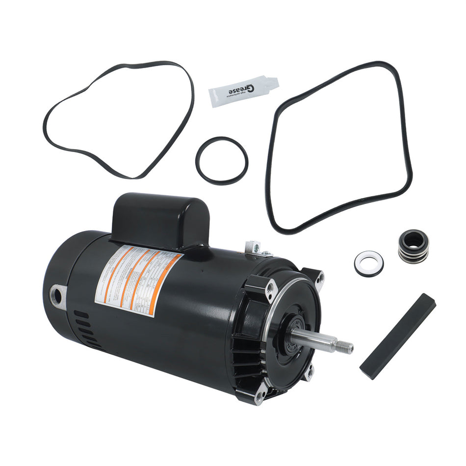 W/ GO-KIT-3 UST1252 2 1/2-Horsepower Up-Rated Round Flange Replacement Motor 56J