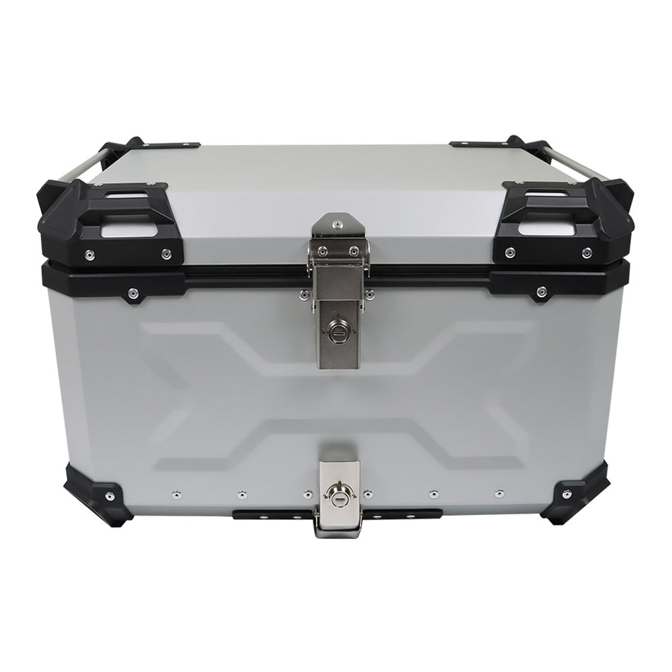 65L Motorcycle Trunk Tour Tail Box Scooter Waterproof Luggage Storage Top Case