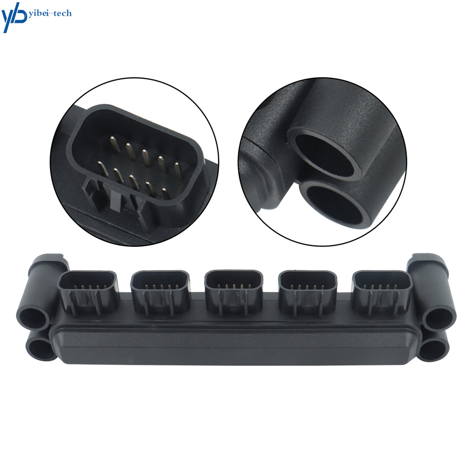 For Mercury Marine 5-Way Junction Box Kit With Three Weather Caps 98-8M0165557