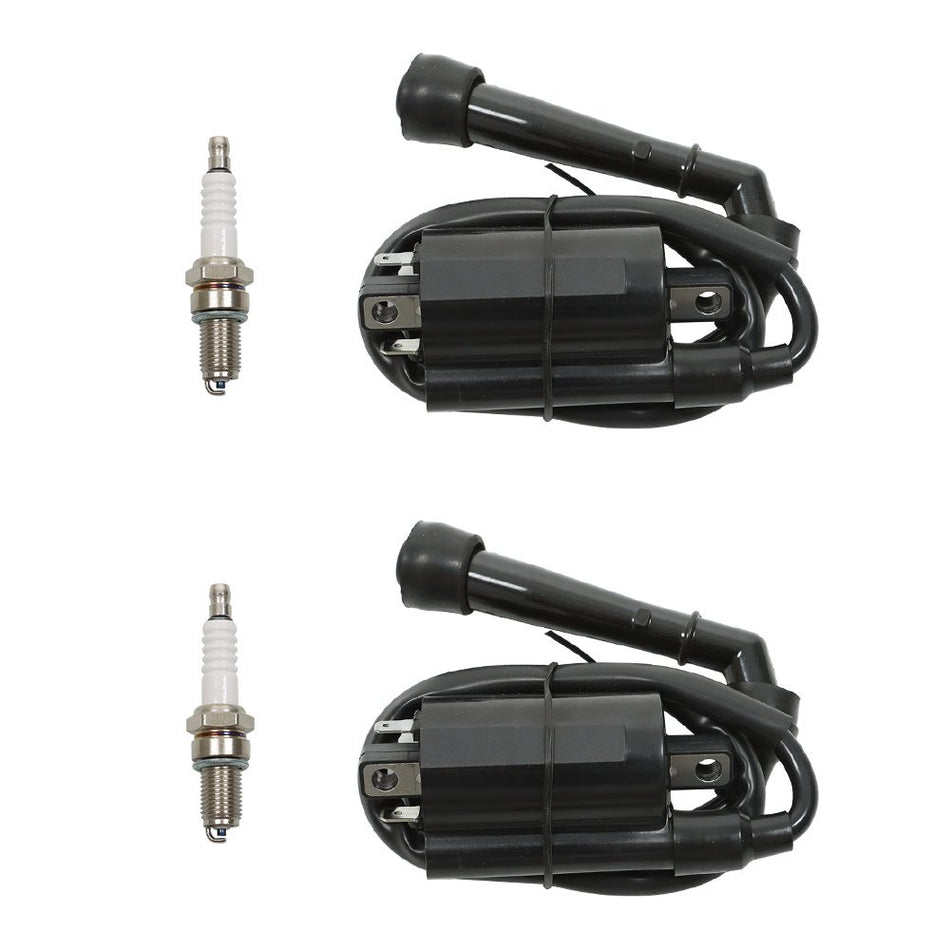 2 x Ignition Coil Spark Plug For VS700 86-87 VS750 88-91 VS800 92-04 33410-38A02