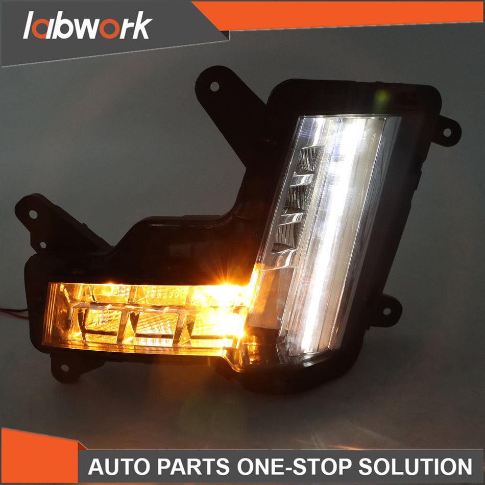 Labwork LED Fog Lights Lamp For 2015-2020 Cadillac Escalade w/o Crash Brake Left