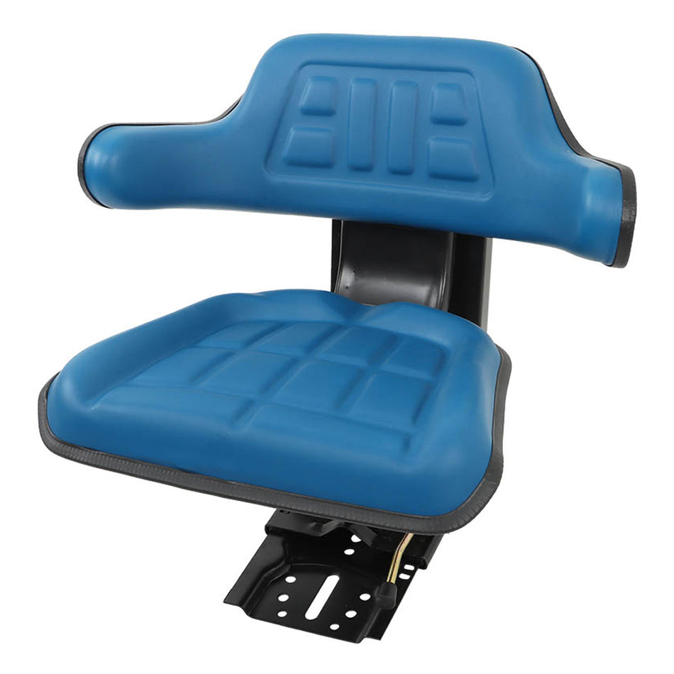 Blue Tractor Suspension Seat For Ford / New Holland 4000 4100 4110 4600 5600
