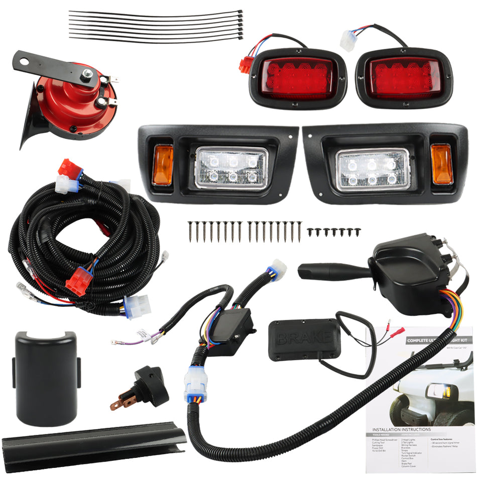 ?Set For Club Car DS LED Headlight and Tail Light Kit 1993+ Golf Cart