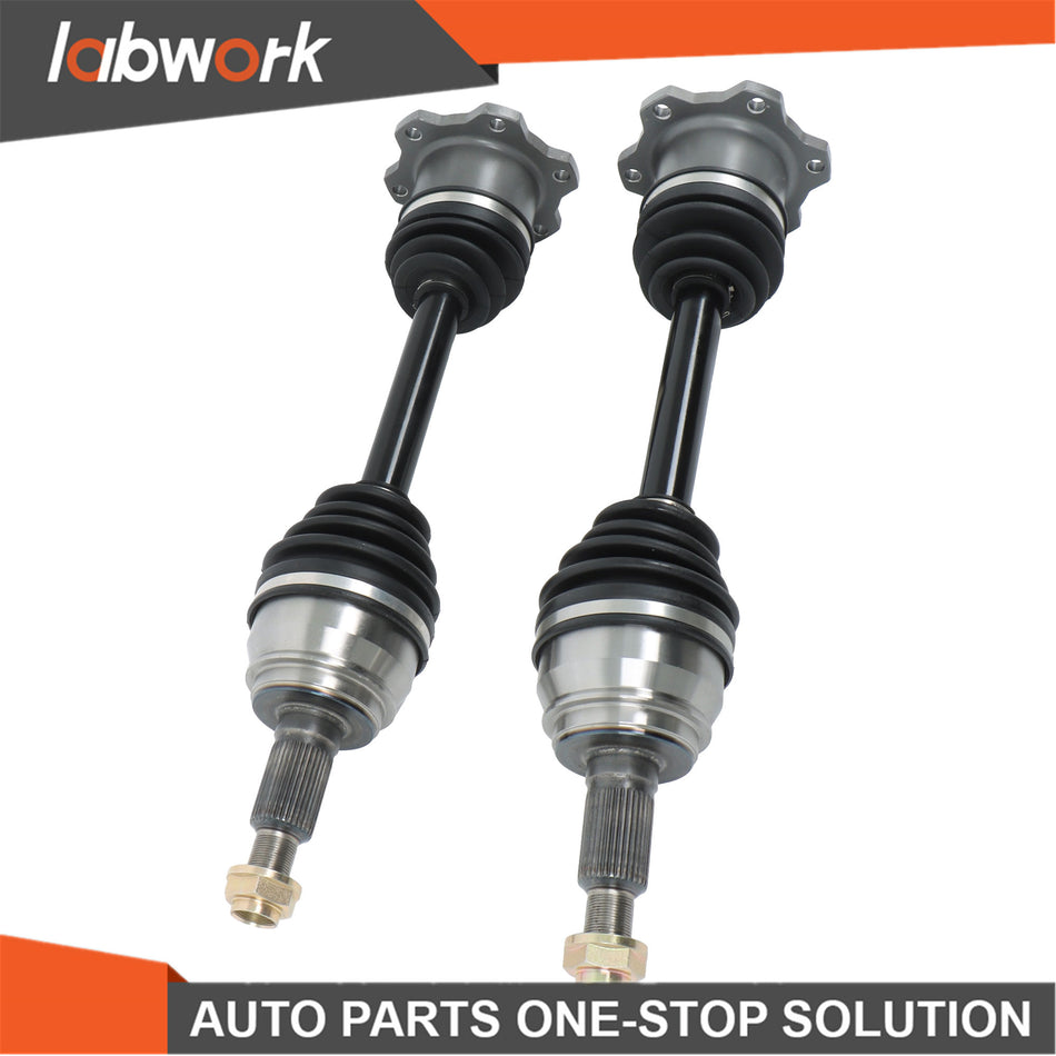 Labwork 2x 4WD Front CV Axle For Chevrolet Silverado 1500 4.3L 5.3L 2007-2020