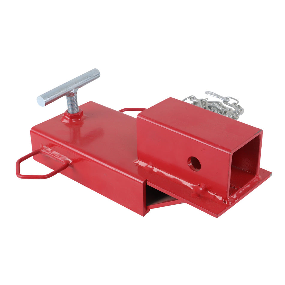 2 Inch Clamp On Forklift Hitch Receiver Pallet Fork Trailer Towing Adapter
