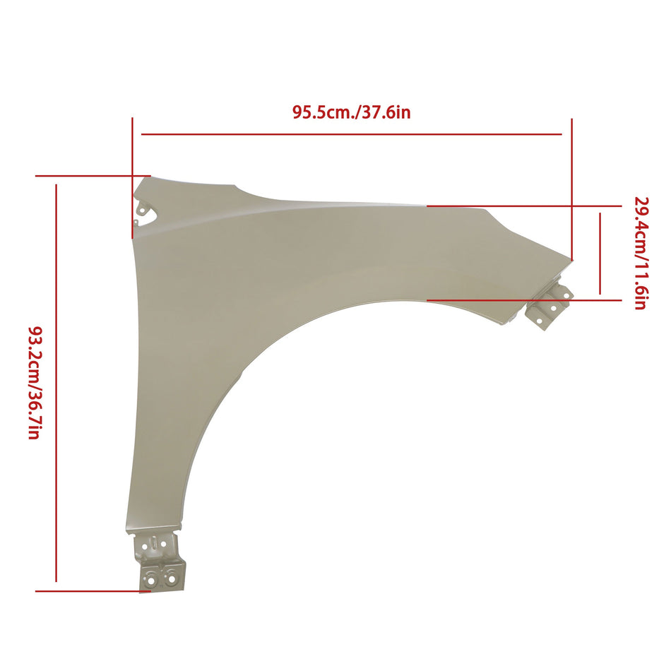 Labwork Front Right Fender For 2018-2023 2024 Chevy Equinox 84751397 Steel