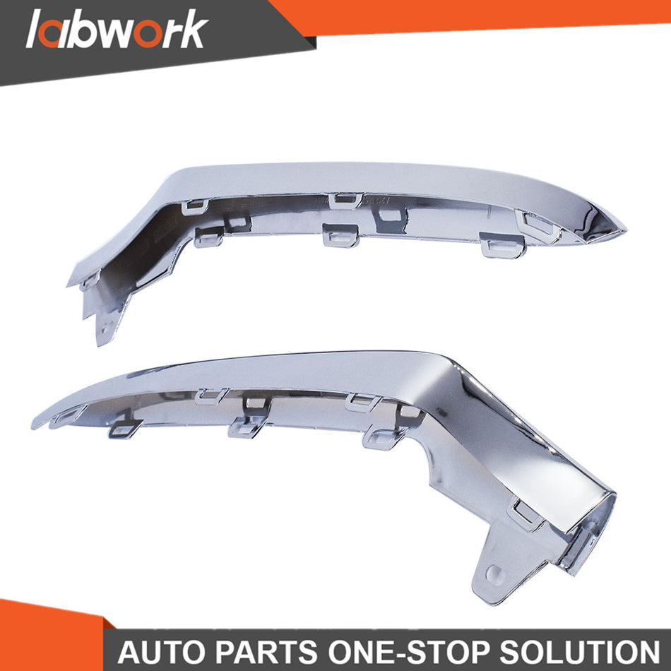 Labwork  Front Bumper Trim Molding Left & Right For 2014-2016 MercedesBenz W212