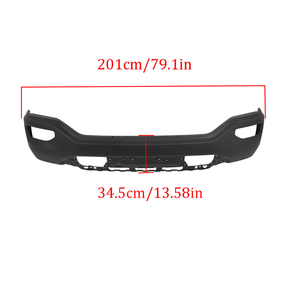 Labwork Steel Front Bumper For Sierra 1500 16-2018 Painted Without Sensors Holes