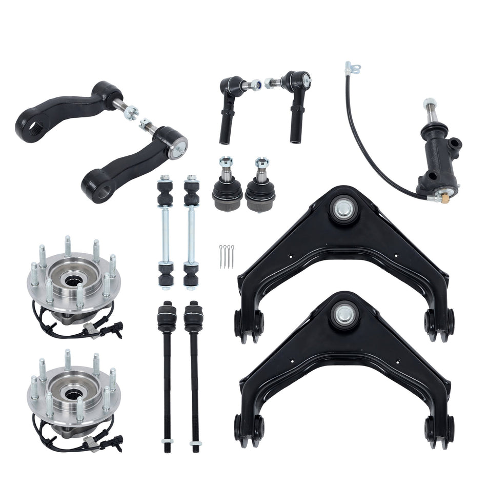 Labwork Front Wheel Bearing Hub Control Arm For Gmc Sierra 1500 Hd 2001-2003 4WD