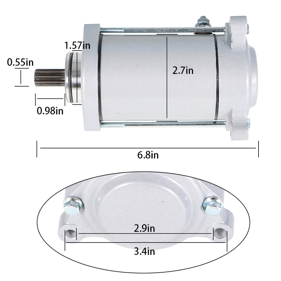 NEW Starter And Relay Solenoid for Suzuki VL1500 VL1500B Intruder 1500 98-04