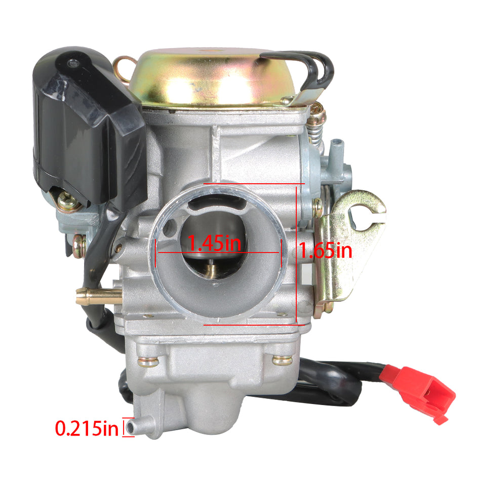 Carburetor & Intake Manifold Boot for Spiderbox Hammerhead Twister 150cc Go Kart