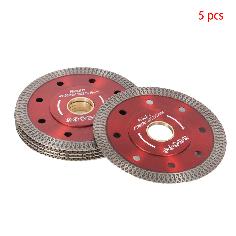 New 4" Thin Dry Wet Diamond Porcelain Saw Blades Ceramic Cutting Disc Wheels