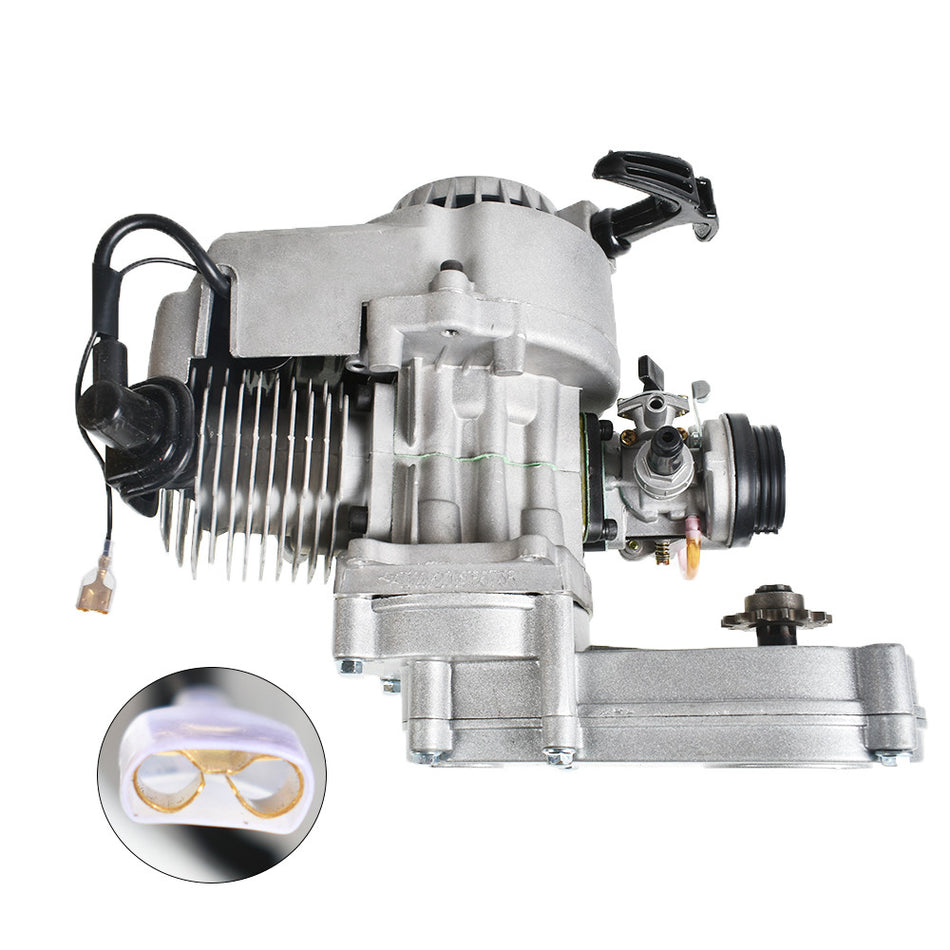 2-Stroke  49CC Complete Engine Motor With Gear Box For ATV Dirt Bike Scooter