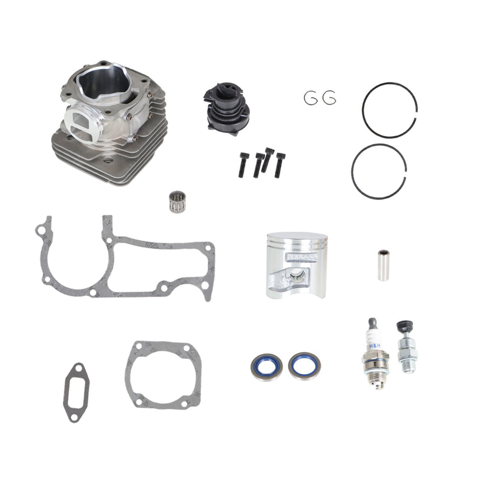 New 50MM Cylinder Piston Gasket Kit For 365 372XP X-Torq Husqvarna Chainsaw