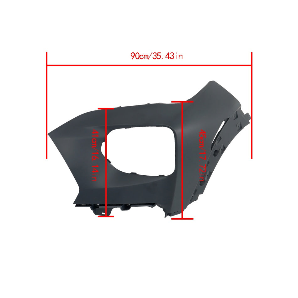Labwork Driver+Passenger Side Front Bumper Cover For Chevy Trailblazer 2021-2022