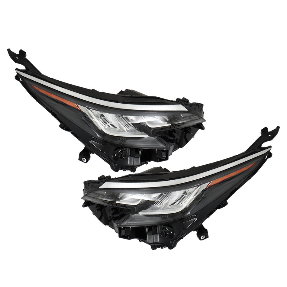 Labwork Left+Right Headlight For 2021-22 Toyota Sienna LE XLE LED Chrome Housing