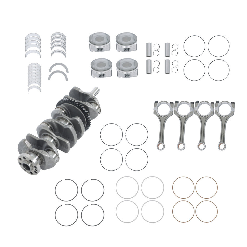 Labwork Crankshaft & Con Rods & Bearings Kit For Toyota Camry Scion 2AZFE 2.4L