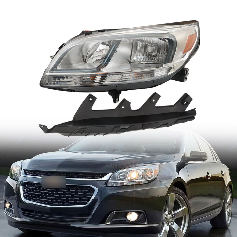 Labwork Left Headlight For 2013-2015 Chevrolet Malibu LS 2016 Limited LS Halogen