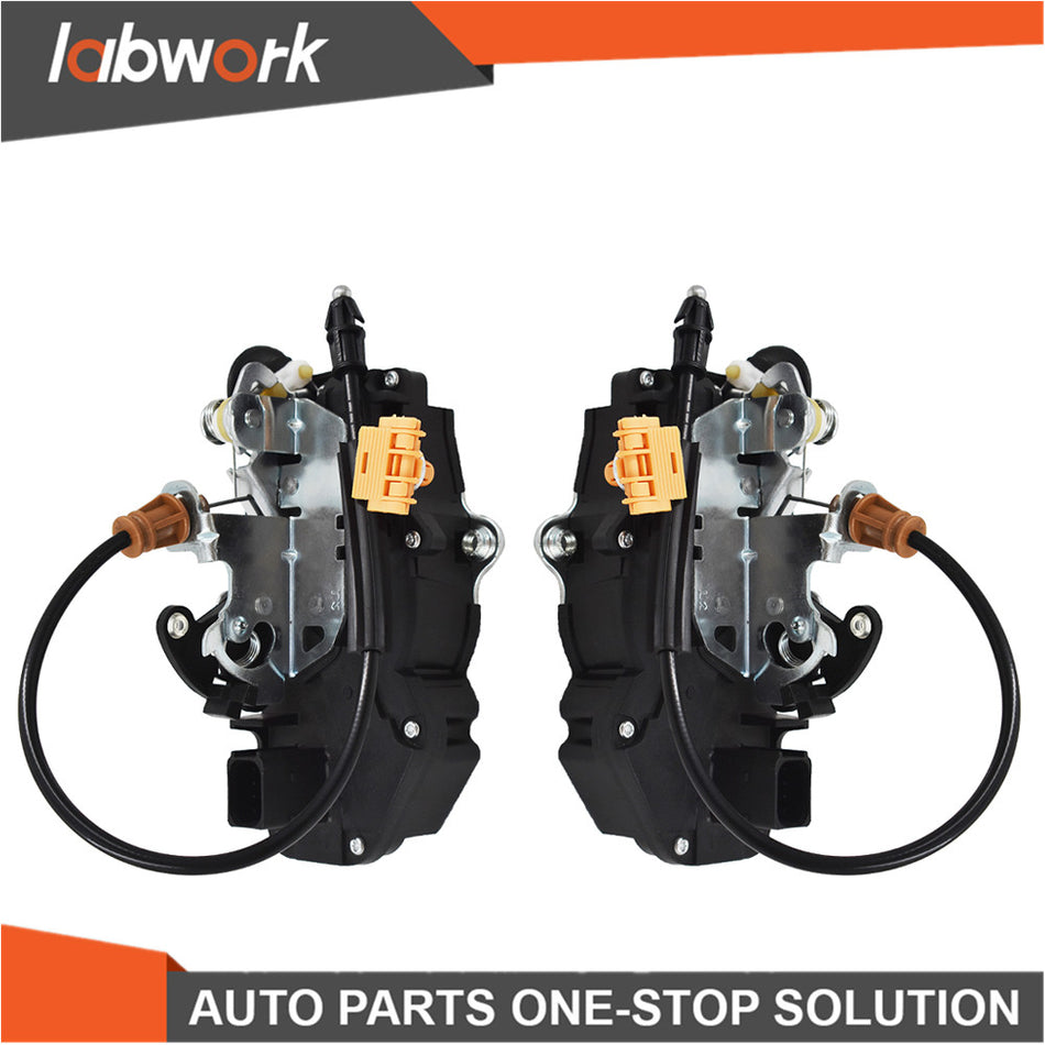 Labwork Rear Door Lock Actuator Latch For 08-09 Silverado Sierra Crew Cab Truck