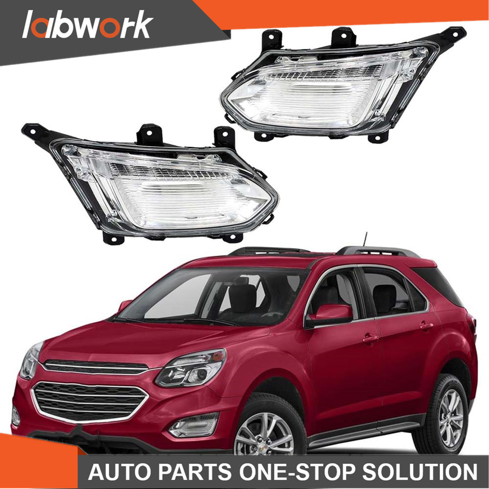 Labwork LED Bumper Fog Lights For 2016-2017  Chevrolet  Equinox L LT Left+Right