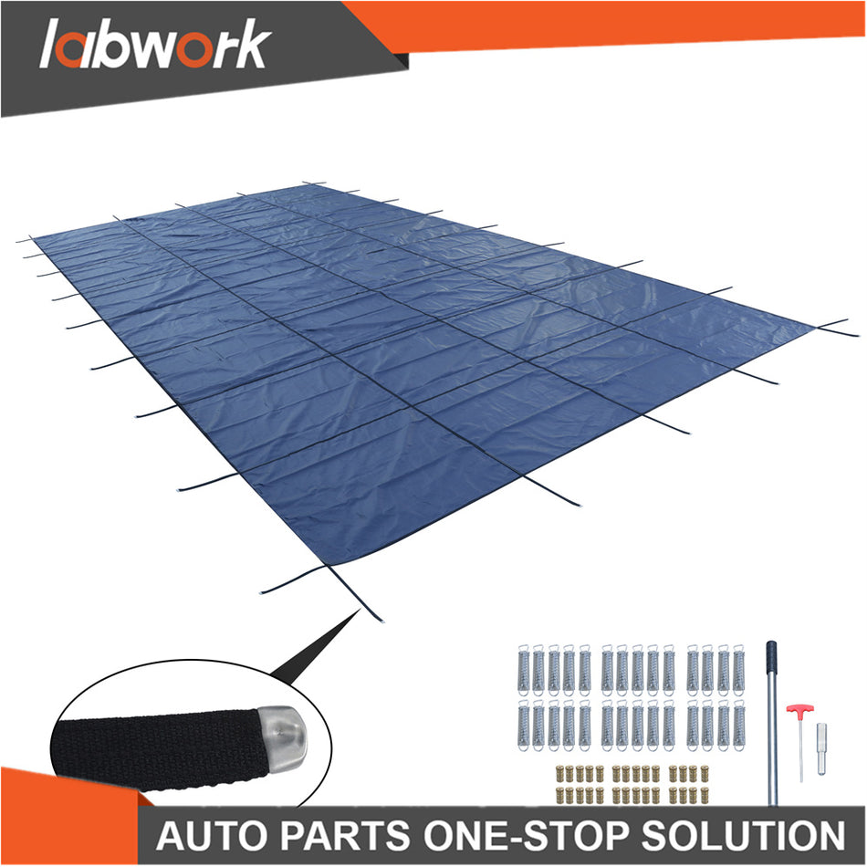 Labwork Inground Pool Safety Cover For 20'x40' Rectangle For Children/Pets Care