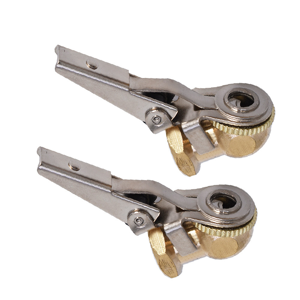 Labwork 2* Brass Lock On Tire Inflator Locking Air Chuck Air Hose Attachment NPT