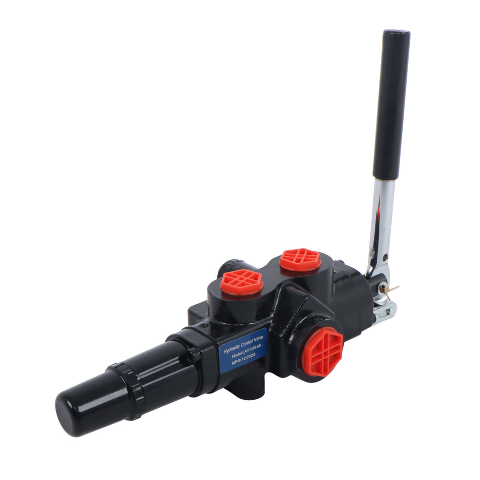 Hydraulic Log Splitter Valve NPT AB1/2” 3500PSI Adjustable Deten 25GPM