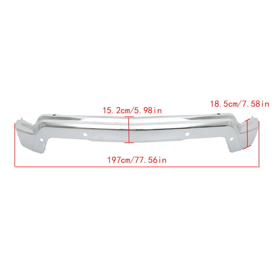Labwork Steel Front Bumper Face Bar W/ Holes For 22-23 Chevrolet Silverado 1500