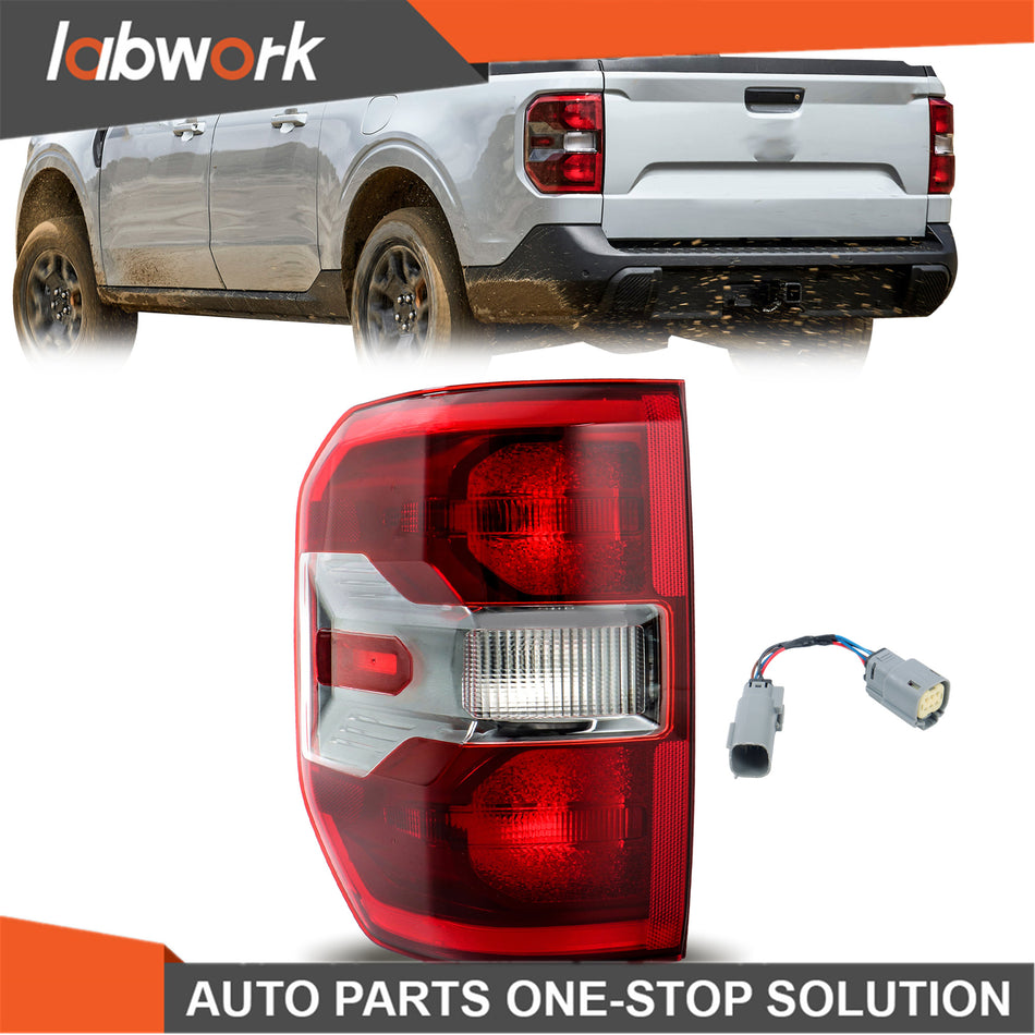 Labwork Tail Lights For Ford Maverick Lariat 2022-2024 Smoked LED Rear Left Side