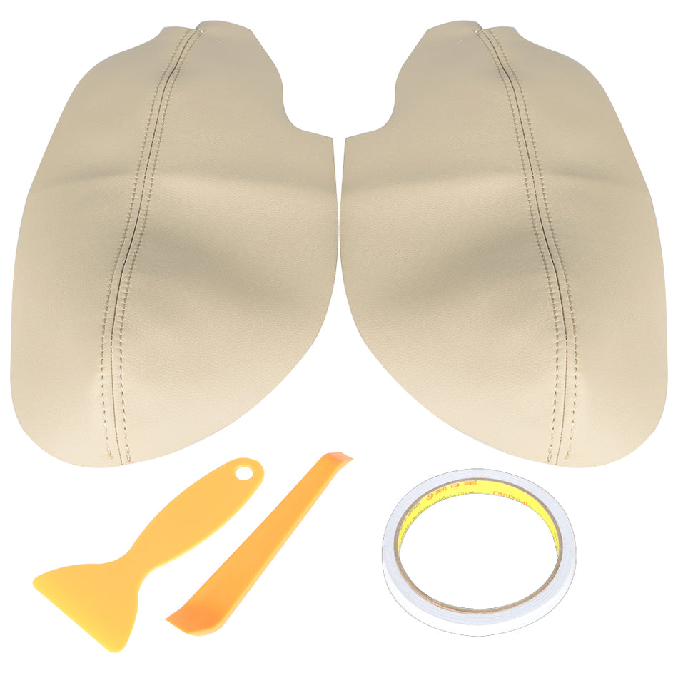 Labwork Door Panel Armrest Cover For 2009-2013 2014 Acura TSX Beige Synthetic