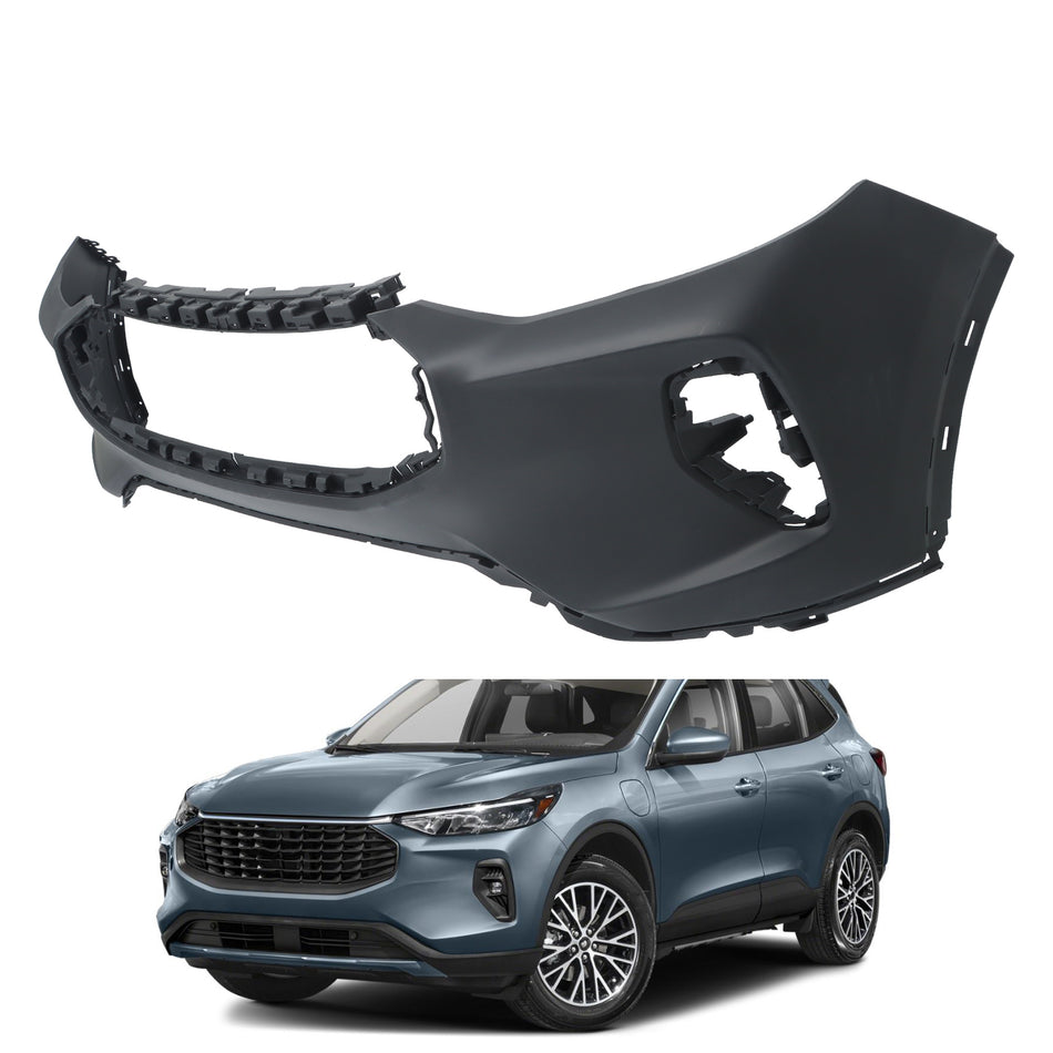 Labwork Primed Front Bumper Cover For 2023-2024 Ford Escape w/o Sensor Holes