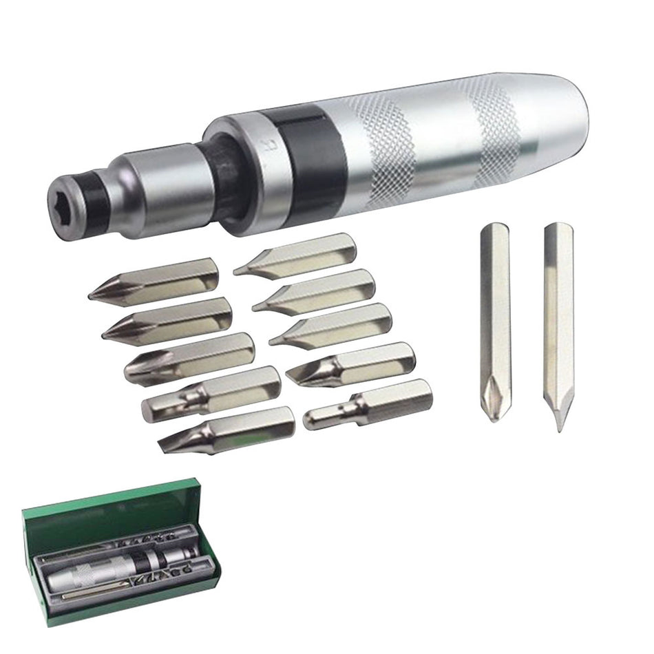13 × 1/2" Drive Impact Driver Screwdriver Screw Bolt Remover Tightener Tool Set