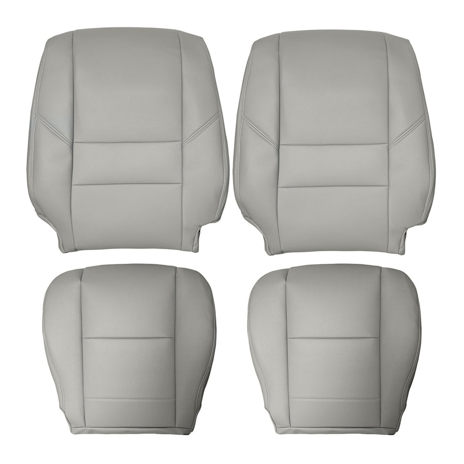 Labwork Seat Cover Driver Passenger Bottom Top For Toyota Sequoia 2000-2007 Gray