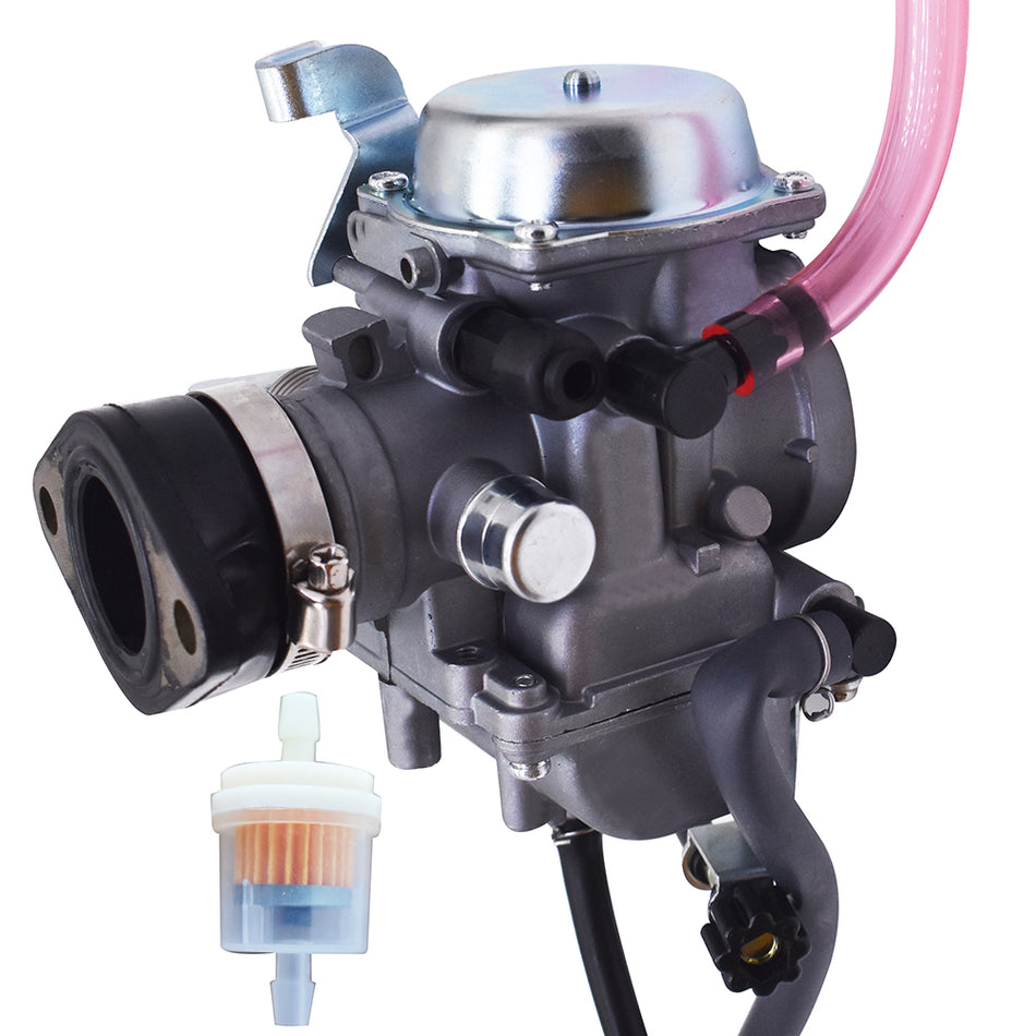 Carburetor W/ Intake Boot Joint Manifold for Kawasaki KLR250 1987-2005