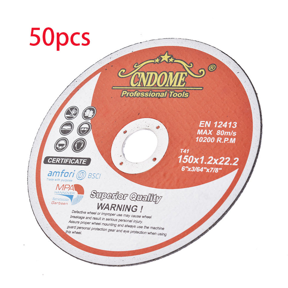 6"x.045"x7/8" Cut-off Wheel - Metal & Stainless Steel Cutting Discs 50 Pcs