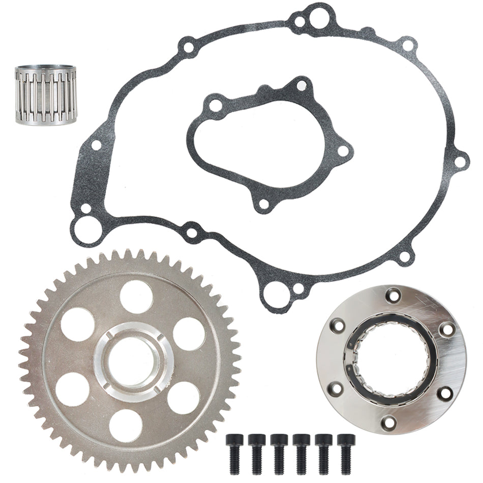 One Way Starter Clutch Bearing Gear Kit for Yamaha Raptor 660R 2001 2002-2003