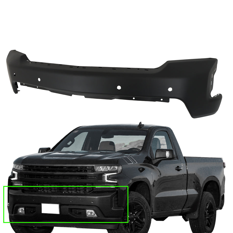 Labwork Front Bumper Face Bar For 2019-21 Chevy Silverado 1500 Primered 84588806