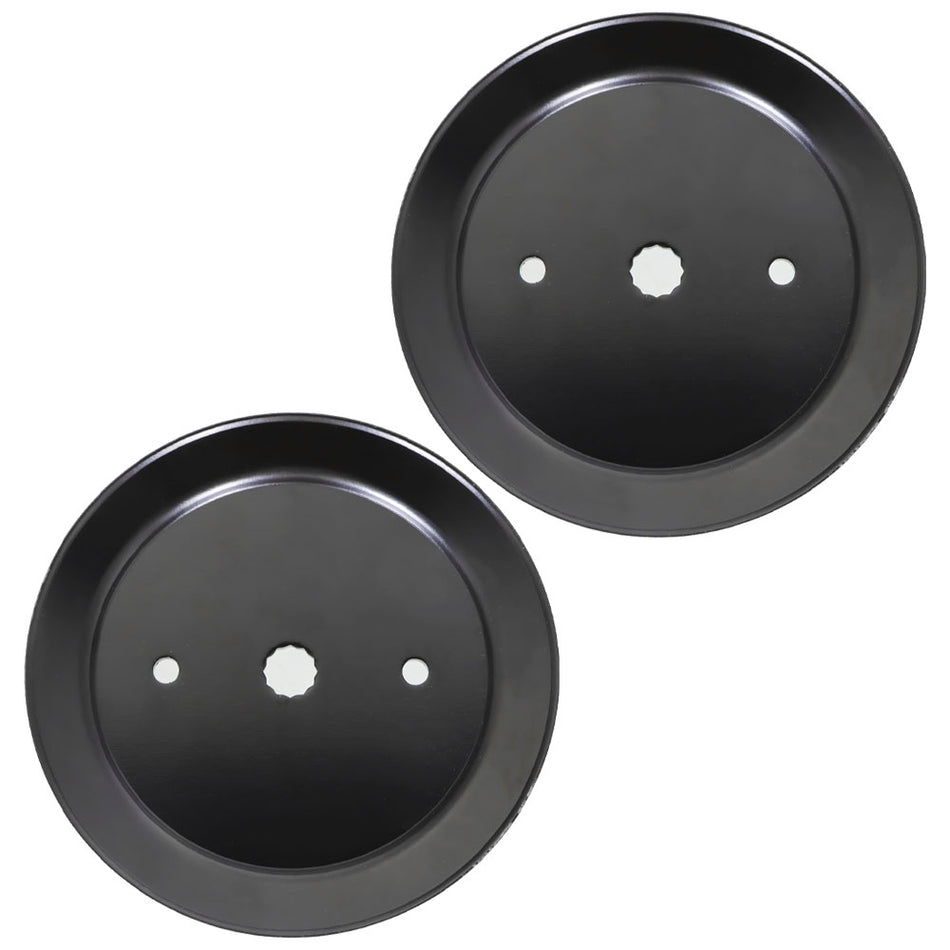 Labwork Spindle Pulleys Fit For Husqvarna 195945 197473 2 Pack 42" And 46" Decks