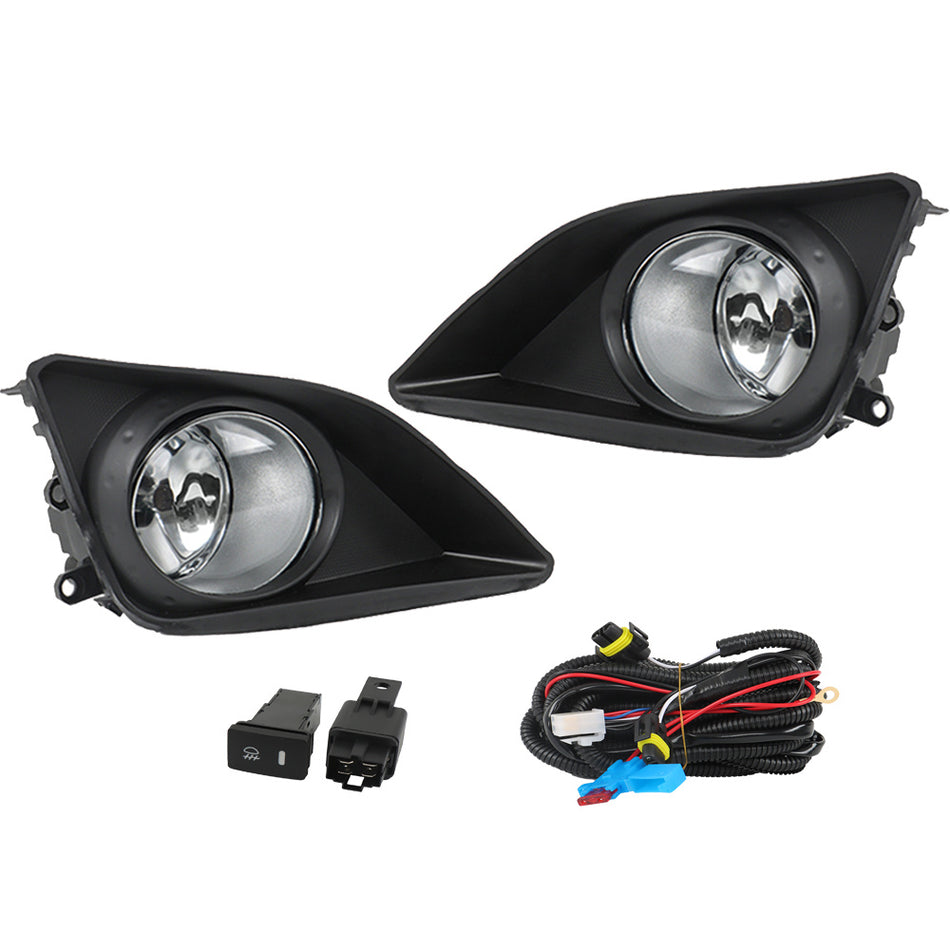 Labwork Front Fog Lights Lamp Fit For 2009 2010 Toyota Corolla Left+Right Side