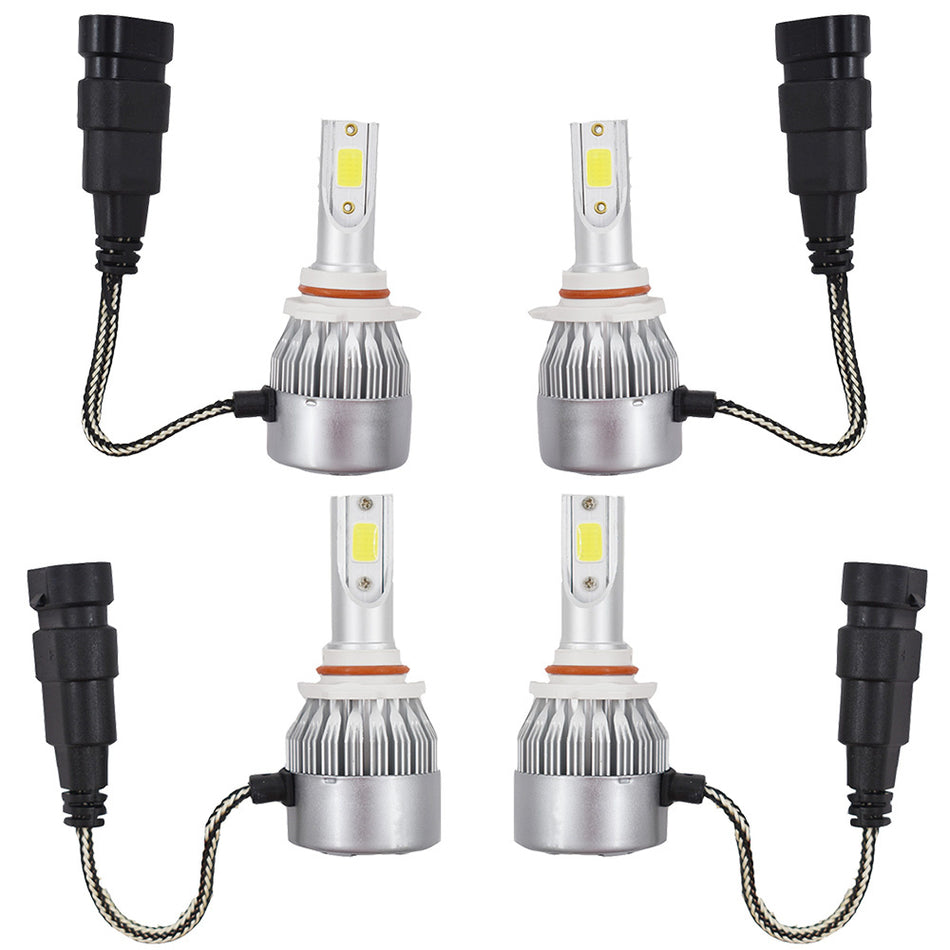 Labwork Headlights Bulb Kit For Honda Civic/05-10 2004-13 Odyssey 9005+9006 LED