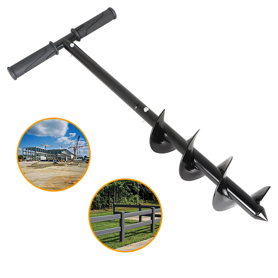 4Inchx24Inch Hand Operated Auger Drill Bit For Garden Planting Bulb Auger Drill