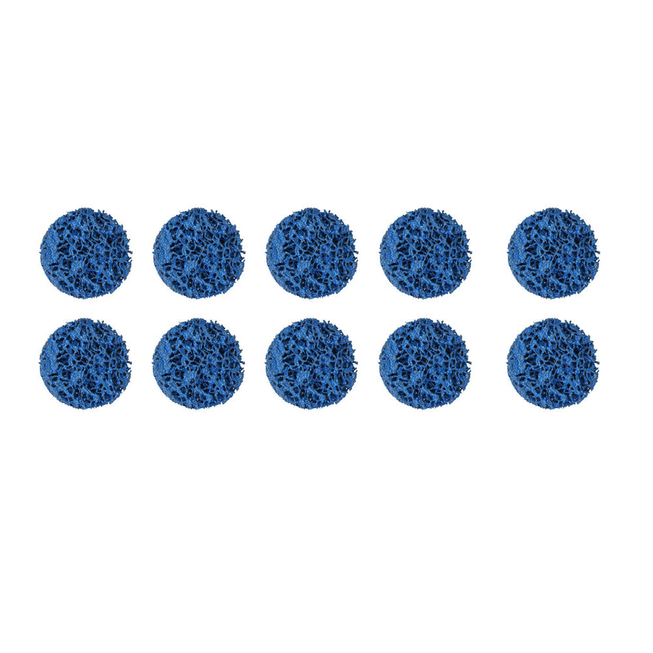 10 PCS 2" Blue Quick Change Easy Strip & Clean Discs For Paint Rust Clean Disc