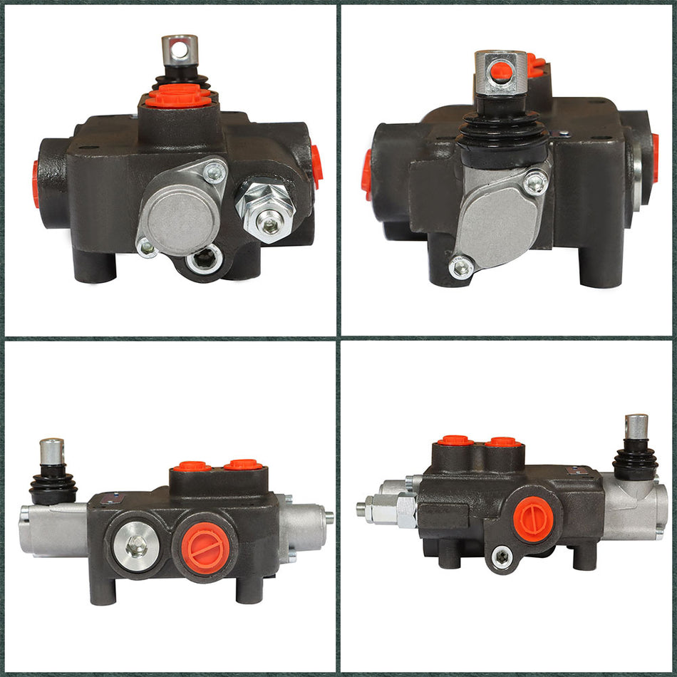 Hydraulic Controller 1 Spool 21 GPM, 3600 PSI, SAE Interface 4-Way Tandem Center